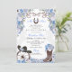 Dusty Blue Western Charra Ranchero Quinceanera Invitation Zazzle