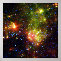 Dusty death of a massive star NASA Posters