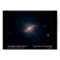 Dusty Elliptical Galaxy Centarus A – Spitzer Space cards by Space_Exploration Dusty Elliptical Galaxy Centarus A – Spitzer Space cards