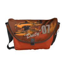 Dusty Graphic Messenger Bag at Zazzle