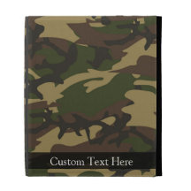 Dusty Green Camo iPad Folio Covers