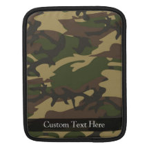 Dusty Green Camo iPad Sleeves
