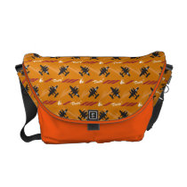Dusty Orange Pattern Courier Bags at Zazzle