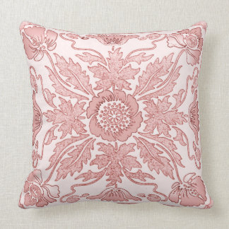 Dusty Pink Flower Pillows - Dusty Pink Flower Throw Pillows Zazzle