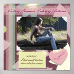 Dusty Pinks Scrapbook Page posters
