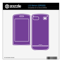 Dusty Purple Color Decals For LG Xenon