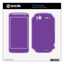 Dusty Purple Color HTC Sensation Decals