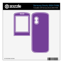 Dusty Purple Color Samsung Gravity Decals