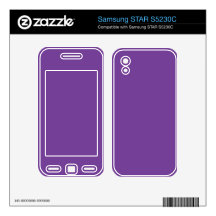 Dusty Purple Color Samsung STAR S5230C Decal