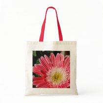 Dusty Rose Gerbera Tote Bag