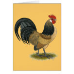 Dutch Bantam:  Blue Quail Rooster Card