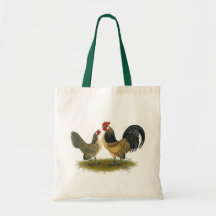 Dutch Bantam:  Blue Quail Tote Bag