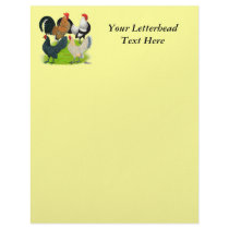 Dutch Bantam Quartet Personalized Letterhead