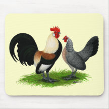 Dutch Bantams:  Cream Light Brown Mousepad
