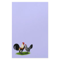 Dutch Bantams:  Cream Light Brown Personalized Stationery