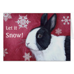 Dutch Bunny Christmas Card