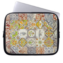 Dutch Ceramic Tiles Laptop Sleeve