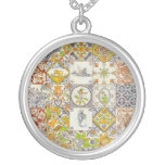 Dutch Ceramic Tiles Necklace necklaces