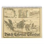 Dutch Colonial Maps Calendar