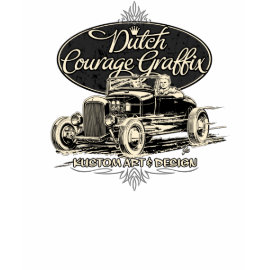 Dutch Courage Graffix Logo black shirt