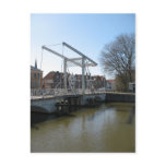 Dutch Draw Bridge in Friesland Photo PostCard