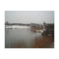 Dutch Dunes in Winter postcard