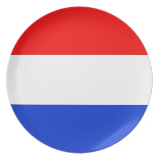 Dutch Flag Party Plates