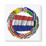 Dutch Flags Ring Magnets