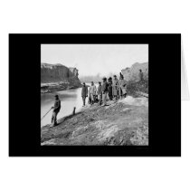 Dutch Gap Canal after Construction in VA 1865 cards