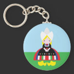 Dutch girl keychains