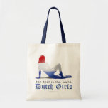 Dutch Girl Silhouette Flag Bags
