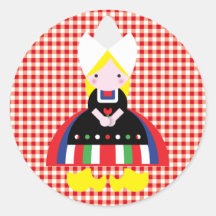 Dutch girl sticker