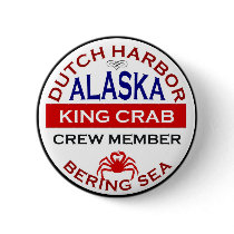 Dutch Harbor Alaskan King Crab Crew Member buttons