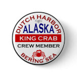 Dutch Harbor Alaskan King Crab Crew Member buttons