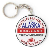 Dutch Harbor Alaskan King Crab Crew Member Key Chain