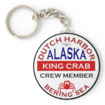 Dutch Harbor Alaskan King Crab Crew Member keychains