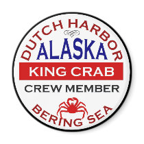 Dutch Harbor Alaskan King Crab Crew Member Magnets