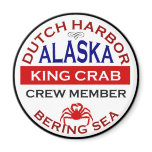 Dutch Harbor Alaskan King Crab Crew Member magnets