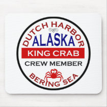 Dutch Harbor Alaskan King Crab Crew Member Mouse Pad