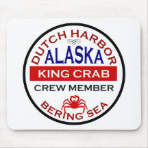 Dutch Harbor Alaskan King Crab Crew Member Mouse Pad