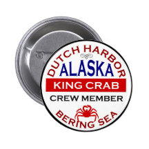 Dutch Harbor Alaskan King Crab Crew Member Pins