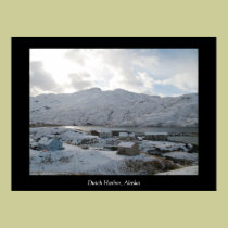 Dutch Harbor Houses, Dutch Harbor, Alaska posters