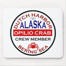 Dutch Harbor Opilio Crab Crew Member Mouse Mat