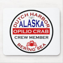 Dutch Harbor Opilio Crab Crew Member Mouse Mat