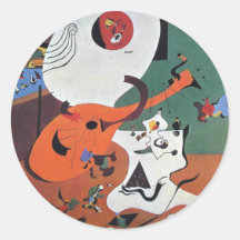 Dutch Interior Round Stickers