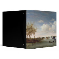 Dutch landscape with Skaters Binder