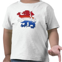 Dutch lion Netherlands flag gear t-shirts by SoccerJersey Dutch lion Netherlands flag gear t-shirts