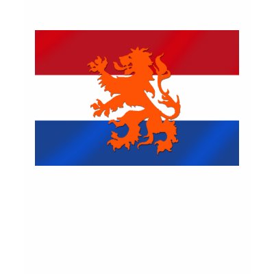 Dutch Lion Netherlands flag Gift T Shirts by Funkart