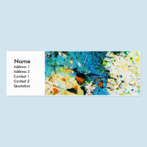 Dutch Modern Art Card business cards