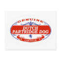 Dutch Partridge Dog postcards by GenuineDogOwner Dutch Partridge Dog postcards